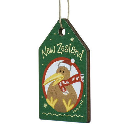 New Zealand Made Wooden Decoration - Kiwi