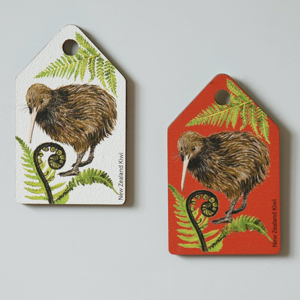 Fridge Magnet - Made in New Zealand - Kiwi Red