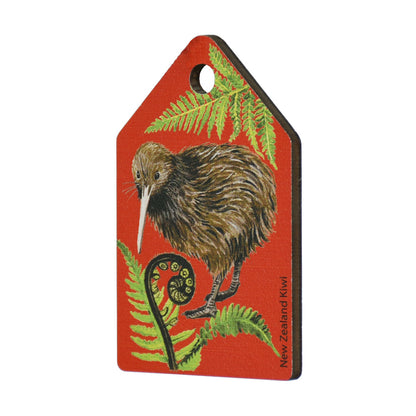 Fridge Magnet - Made in New Zealand - Kiwi Red