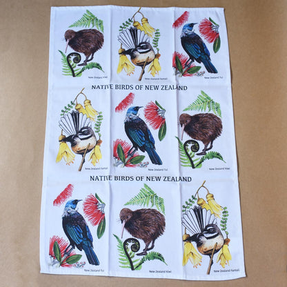 Tea Towel - Birds of New Zealand