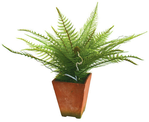 Potted House Fern - Artificial - www.decorflowers.co.nz