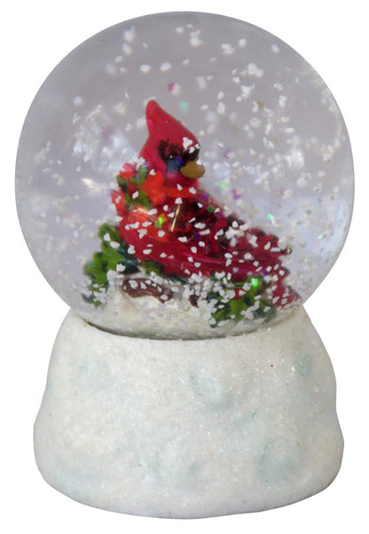 Water Globe Small - Christmas Robin 6.25cm