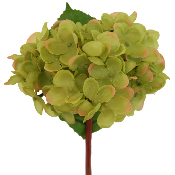 Hydrangea Pick - Lime Green